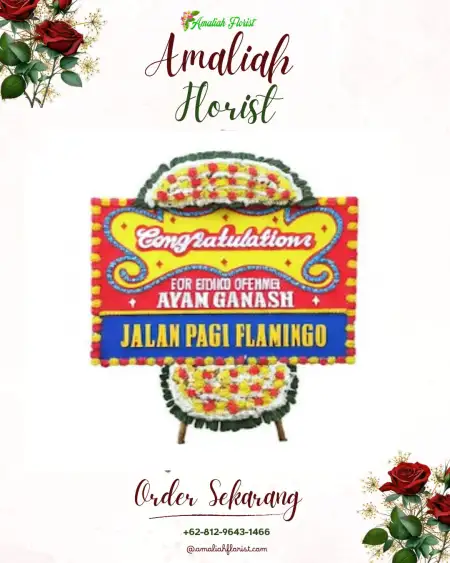 Sewa Papan Bunga Bomela